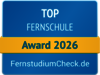 Abbildung: Top Fernschule Award 2025